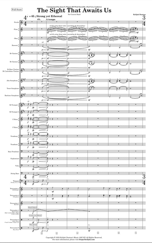 The Sight That Awaits Us (PDF Score)