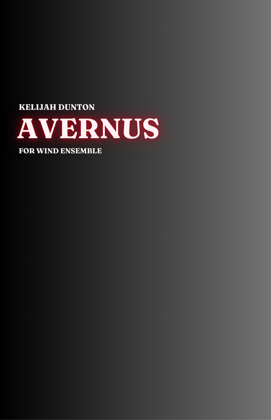 Avernus For Wind Band *'Coming Nov 1st 25'*