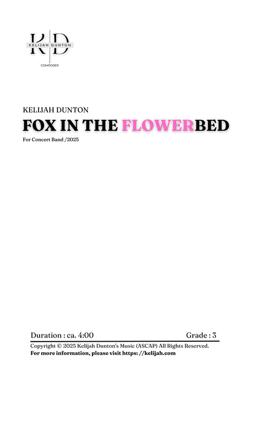 Fox in the Flowerbed (2025) PDF's